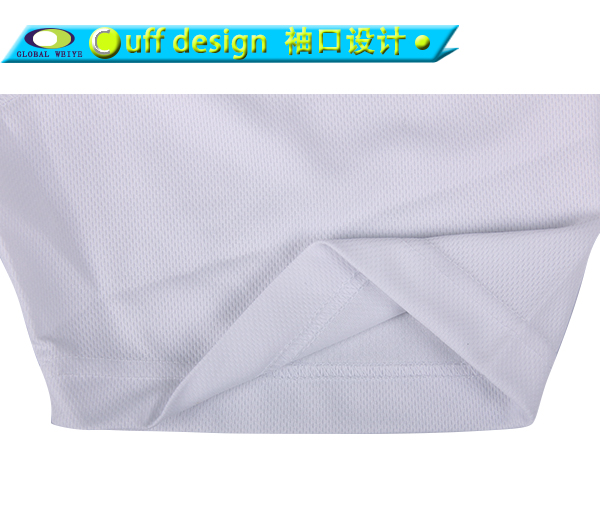 男士白色圆领全涤运动宣传印花短袖T恤衫订制厂家