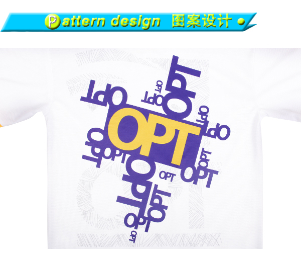 男士白色全涤异色领字母印花短袖T恤衫定制厂家
