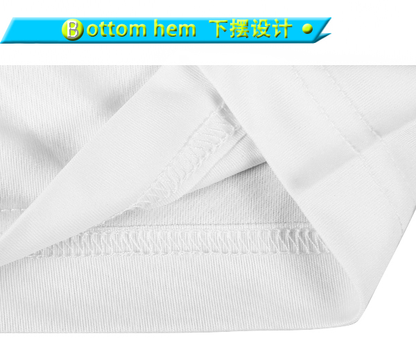 定制男士全涤白色拳头印花V领短袖T恤衫厂家订制