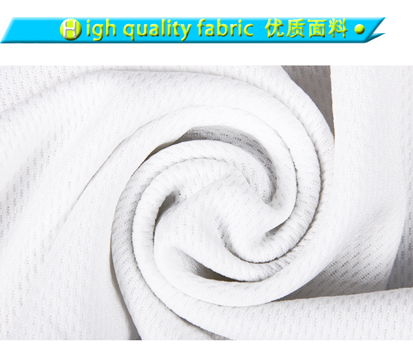 订制男士白色全涤圆领绣花短袖T恤衫广告衫定做